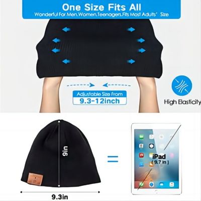 3in1 het regelbare Paar van Muziekbeanie bluetooth hat easy to met Smartphone