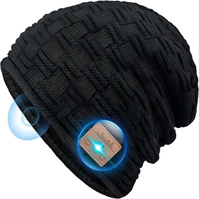 B5 Bluetooth 5,0 de Sprekersmuziek van Beanie Hat With Wireless Headphone het Dubbele Genieten van