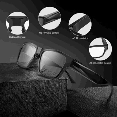 De Globale Verbinding van WIFI Live Streaming Wearable Smart Glasses Internet P2P