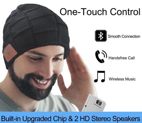 Bluetooth Beanie voor Mannen de Hoed van Bluetooth, de Giften van Mannen, de Giften van Kerstmistechnologie van Vrouwenbeanie hat black headphones unique
