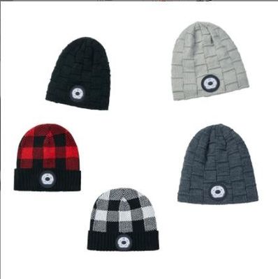 Bluetooth Beanie Hat Video Camera met Licht, Navulbare 4 LEIDENE van USB Koplampglb Draadloze Hoofdtelefoons voor het Ski?en, het Lopen