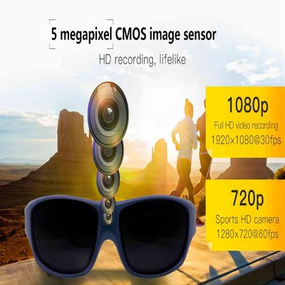 14cm x 5cm x 4cm de Gepolariseerde Plastic Lens van Actie Videoeyewear
