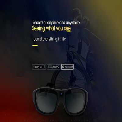 De waterdichte Zonnebril van de Actievideocamera voor het Met een skateboard rijden van Snowboarding