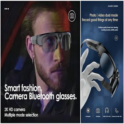 3in1 slimme Video de Zonnebrilcamera van Bluetooth met Foto, Video, Audio