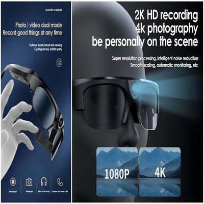 3in1 slimme Video de Zonnebrilcamera van Bluetooth met Foto, Video, Audio