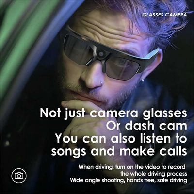Wearable Bluetooth-Zonnebril met neemt de Telefoonantwoorden van de Foto Videoopname