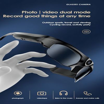 Het runnen van Biking-de Videozonnebril van Bluetooth van de Lijnopname met Open Oormuziek