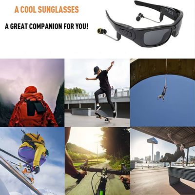 Beklimmend de Camera van Snowboarding 1080P Bluetooth verbindt de Zonnebril aan Telefoontablet
