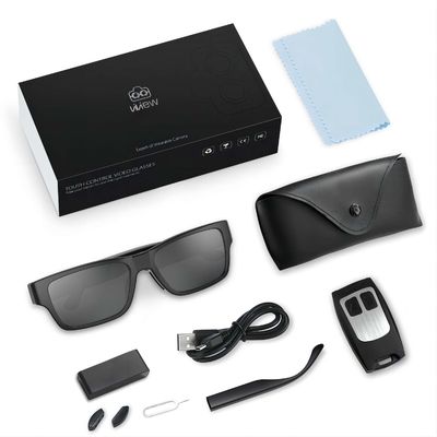 De volledige Verborgen Videozonnebril Mini Camera Photograph van HD 1080P G2S-32G