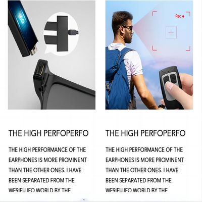 Video de Zonnebril2.4g Ver Controlemechanisme Video Recording van de spioncamera