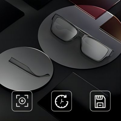 van de het Toezichtcamera van 1080p HD de Spion Videozonnebril voor Veiligheids64g TF Kaart