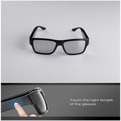 Videozonnebril wearable verborgen camera, twee batterijbenen 150mins   opnametijd voor bewijsmateriaalinzameling Ter plaatse