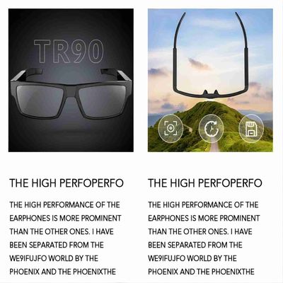 G2-64G verborgen Sunglcasses met Hoek 80° die Wearable Lichaamsvideocamera registreren