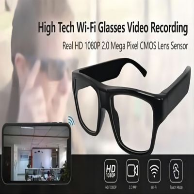 De Verbinding van de Actieswifi Live Streaming Glasses Real-Time Monitoring APP van de veiligheidsspion