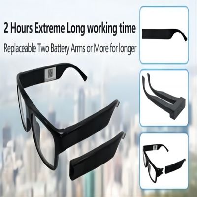 De Verbinding van de Actieswifi Live Streaming Glasses Real-Time Monitoring APP van de veiligheidsspion