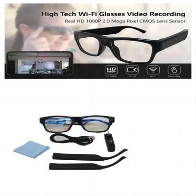 WiFi-Openlucht de Veiligheidscamera 1080P HD 80°Angle van de Smart Camerazonnebril voor Toezicht