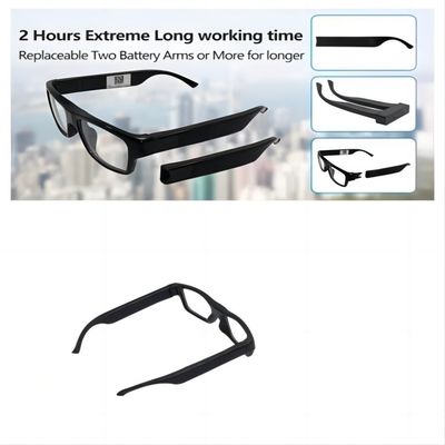 WiFi-Openlucht de Veiligheidscamera 1080P HD 80°Angle van de Smart Camerazonnebril voor Toezicht
