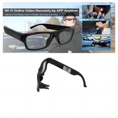 WiFi-Openlucht de Veiligheidscamera 1080P HD 80°Angle van de Smart Camerazonnebril voor Toezicht