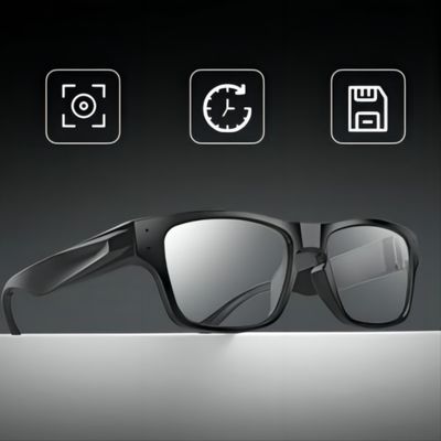 De Software Videoopname van WiFi Mini Smart Camera Sunglasses With APP