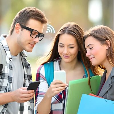 Wearable de Glazenapp van Mini Camera WiFi Videosoftware voor het Kamperen het Lopen