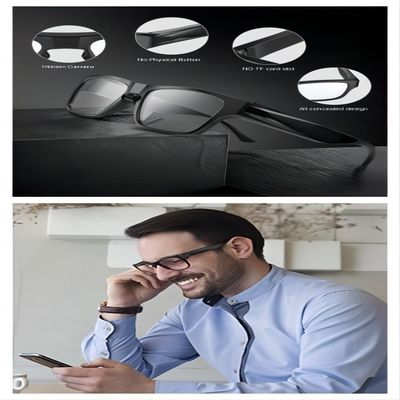 Openlucht de Camerahanden van Mini Security Camera Glasses Wireless Vrij om 1080P-Opname