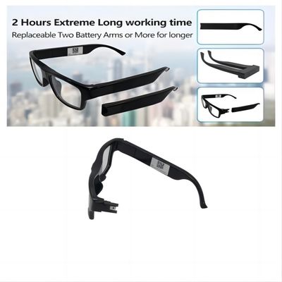 Wearable Wearable Registreertoestel van de de Glazenfhd 1080P 30FPS Vlog Camera van WIFI Video