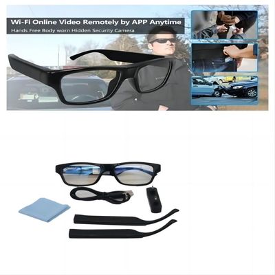 Wearable Wearable Registreertoestel van de de Glazenfhd 1080P 30FPS Vlog Camera van WIFI Video