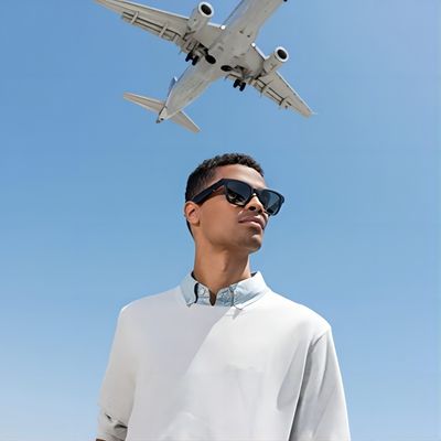 De audio Draadloze Videozonnebril van Bluetooth overhandigt Vrije Roepende Open Oorhoofdtelefoons