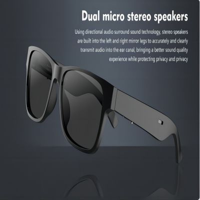 De draadloze Videozonnebril Anti Blauw Ray Lenses Connect With Phone van Muziekbluetooth