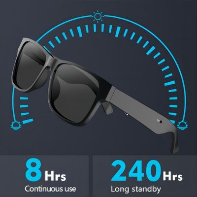 De draadloze Videozonnebril Anti Blauw Ray Lenses Connect With Phone van Muziekbluetooth
