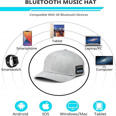 Bluetooth-hoed met sprekers regelbare Ingebouwde Batterij de speeltijd van de tot 24 urenmuziek voor het Lopen, het Ski?en, Trekking Biking
