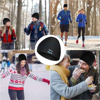 B5 Draadloze Beanie-hoed met bluetooth, het Hands-free telefoongesprekken &amp; Muziek spelen met Warmte voor Mannen, Vrouwenwintersporten