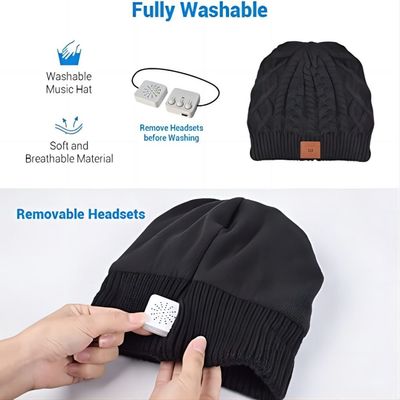 De draadloze Sprekers van Bluetooth Beanie Hat With HD van SprekersTelefoongesprekken, Giften