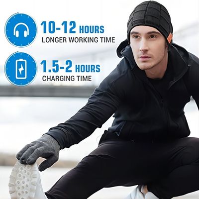 Geniet van Muziek houden Warm Bluetooth Beanie Hat For Driving Climbing Skinng