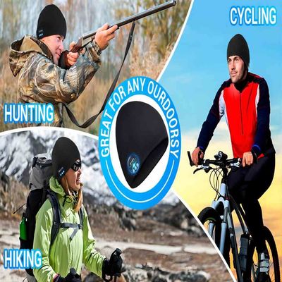 De lopende Lopende Ski?ende Mannen van Bluetooth Beanie Hat Christmas Gifts For, Vrouwen, Jonge geitjes