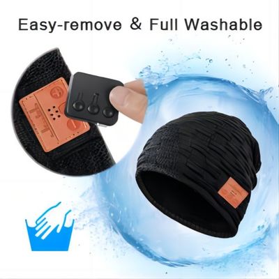 De ski?ende Draadloze Hifi Dubbele Sprekers van Muziekbeanie hat with bluetooth