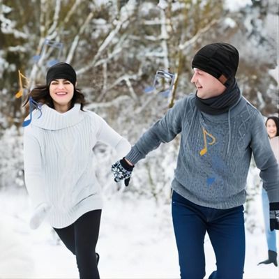 Beanie Hat met Bluetooth, Bluetooth-Hoofdtelefoon om tot telefoon calls&amp;play muziek voor Jogging te maken, Berg die, Kanosport beklimmen
