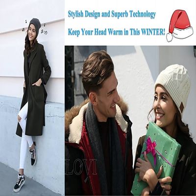 Unisex- Draadloos Beanie Hat met Uitstekende Verpakkende Draadloze de Muziekhoed Beanie Winter Knite Cap van de Winterhoeden GLB