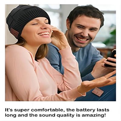 Versie van Viview Draadloze Beanie Hat BT 5.0 die Giftbox van Hands-free Verzoekende Jogging van de muziekwarmte, Speciale Giften genieten