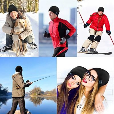 Versie van Viview Draadloze Beanie Hat BT 5.0 die Giftbox van Hands-free Verzoekende Jogging van de muziekwarmte, Speciale Giften genieten