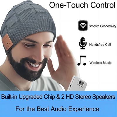 Draadloos Bluetooth Beanie Hat Rechargable 250mah met 16hours-de Telefoon van de Muziektijd het roepen