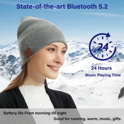 Draadloos Bluetooth Beanie Hat Rechargable 250mah met 16hours-de Telefoon van de Muziektijd het roepen