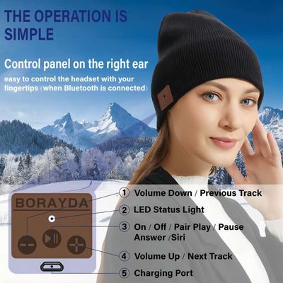 De Giften van Technologie van Bluetooth Beanie Headphones Hat Unique Christmas