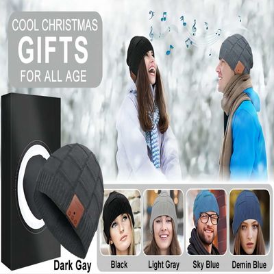 Mannen de Winter van Vrouwenbluetooth Beanie Hat Headphone Music Hat breit GLB