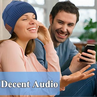 Bluetooth Draadloos Beanie Hat Knit Music Hat voor het Cirkelen, Kunstschaatsen, Wandeling