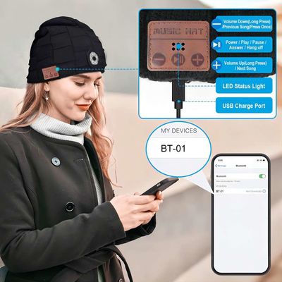 Het schaatsen Wandeling het Kamperen Hond die Bluetooth-van het LEIDENE de Muziekplayback loopt Hoedenflitslicht