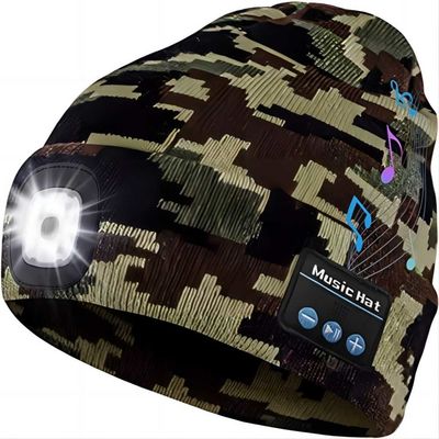 Bluetooth-de Hoofdtelefoonshoed van Bluetooth van de Oortelefoonhoed met Muziek Draadloze Hoofdtelefoon
