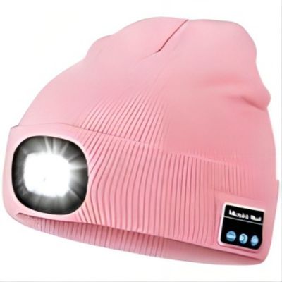 Van de hoofd muziekplayback Beanie With Light Hands Free die Registrerenzonsondergang Visserij verzoeken