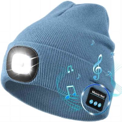 Openlucht de Hoofdtelefoonshoed van Bluetooth van Sporten Draadloze Hoofdtelefoons met Toorts