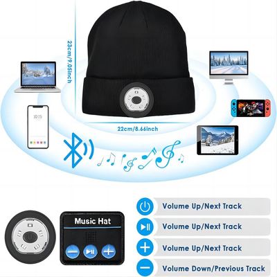 de Hoofdtelefoons Videohoed van 1080P HD Bluetooth met Foto's Videomuziek